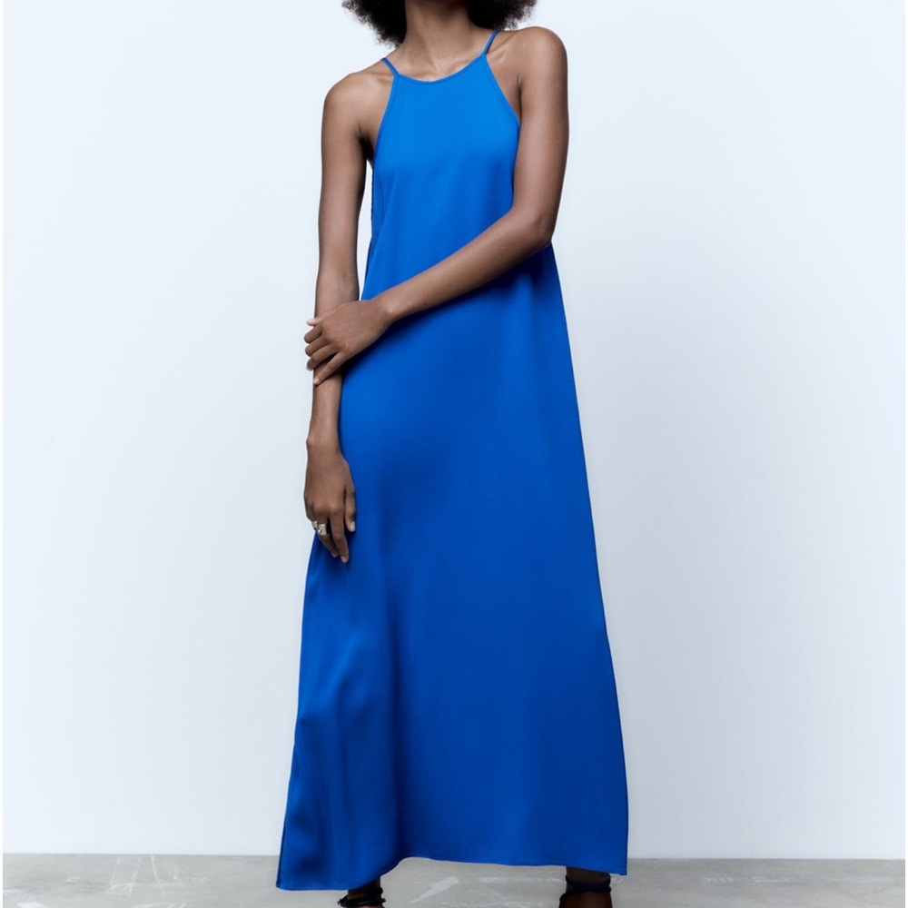 Zara Flowy Midi Dress